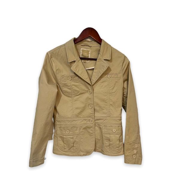 Lady Hathaway cream color long sleeve button up blazer jacket size small - Picture 1 of 11